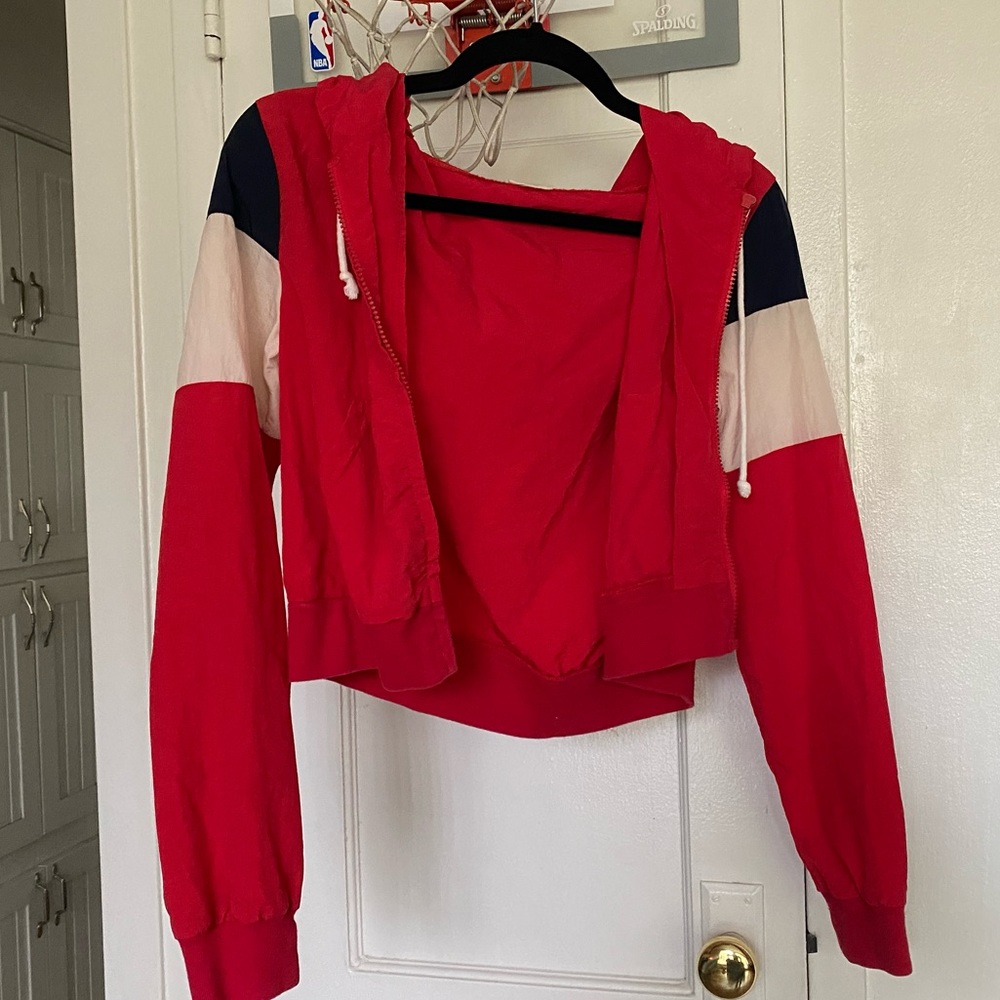 XS Cropped Hooded Jacket